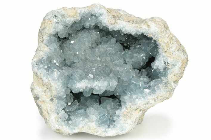 Sparkly Celestine (Celestite) Crystal Cluster - Madagascar #234350